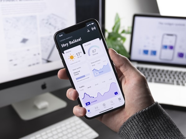 Mobile app interface